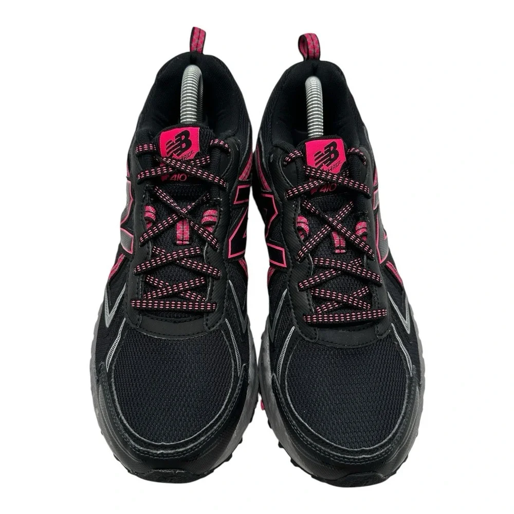 New Balance 410 V5 Shoes Women's Size 11 B Black Pink Hiking Sneakers WT410LB5‎